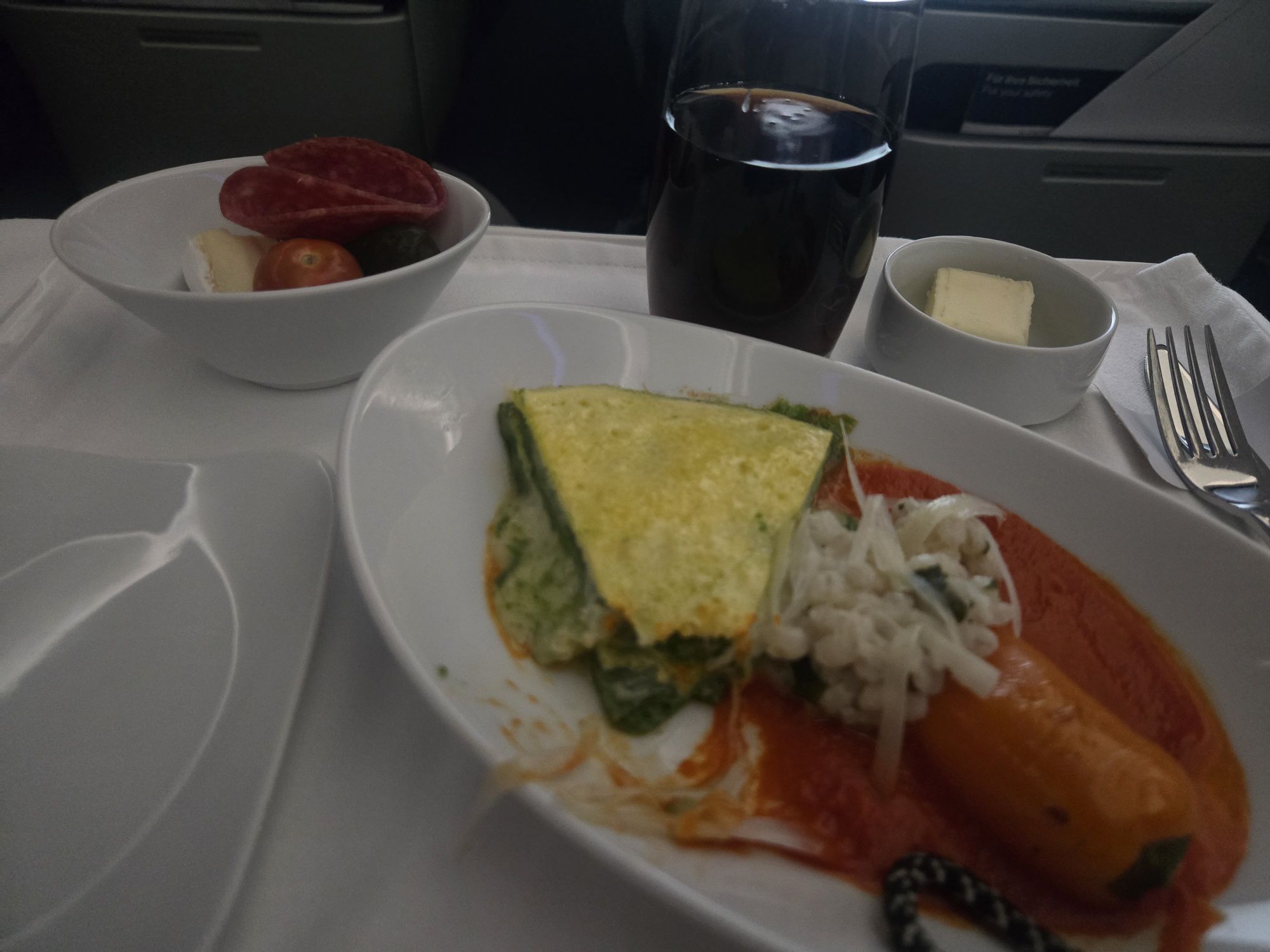 Breakfast at 30,000 feet